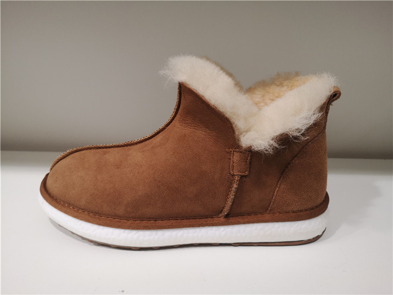 Ladies Fashion Sheepskin/Fake fur Snow Boot Winter shoes Water-Resistant Doubleface sheepskin