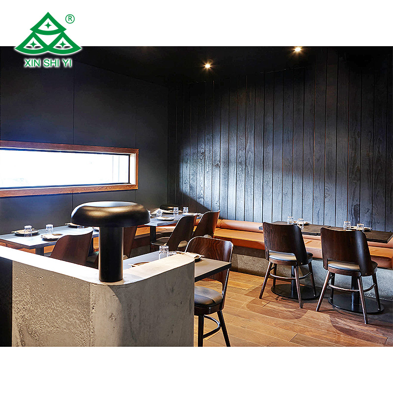 Modern Reataurant Furniture with Connecting Booth Sofa