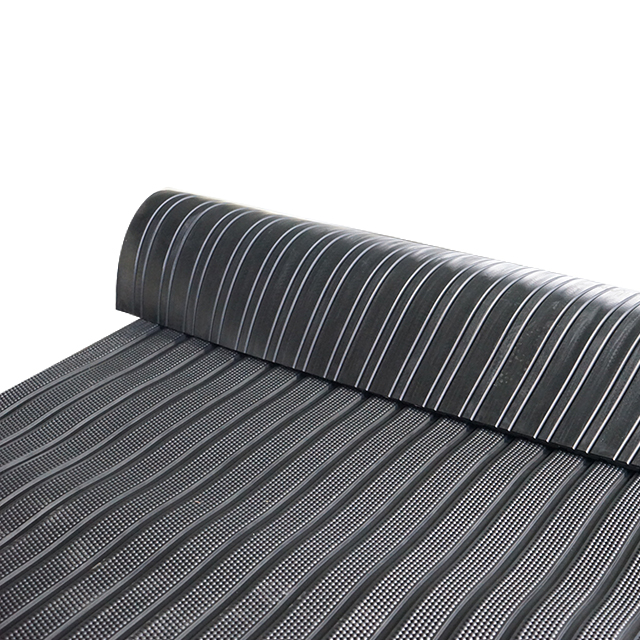 Factory direct sale non-slip easy cleaning strip cow/horse mat