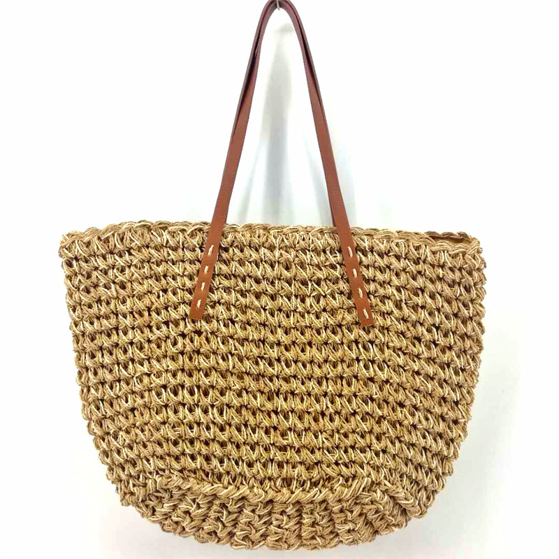 Natural Handmade straw bags for girls