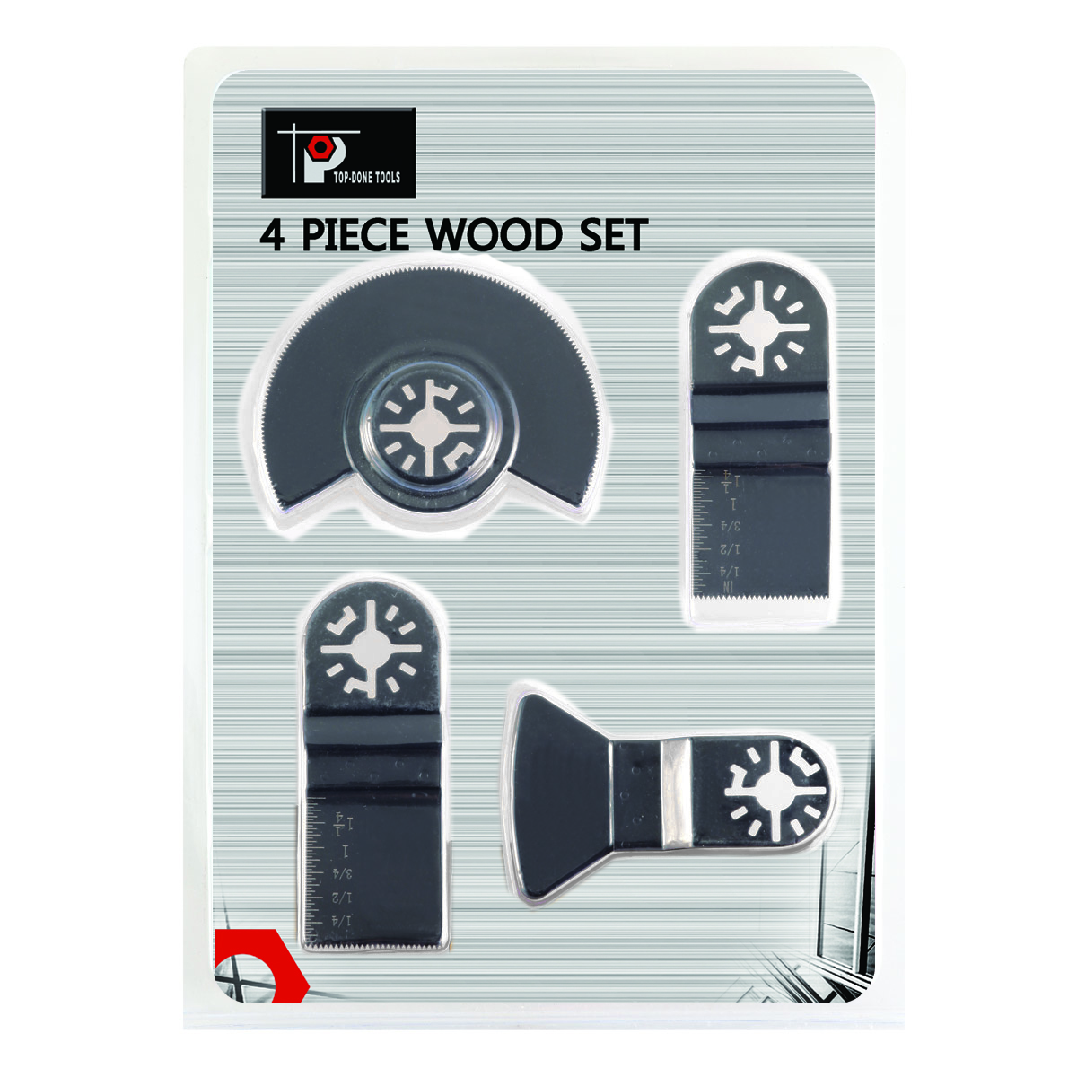 4pcs Wood Set