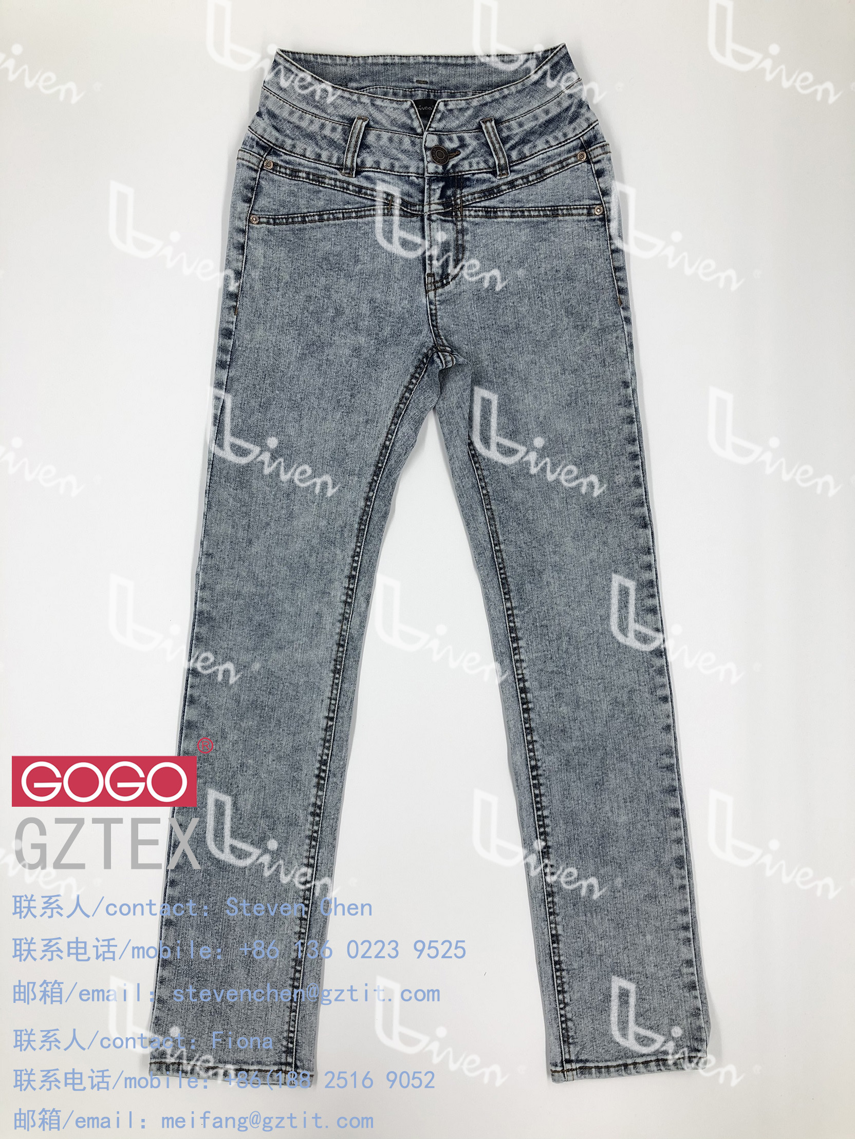 Ladies denim pants