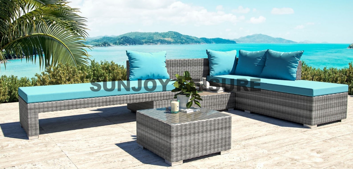 DIY rattan sofa set