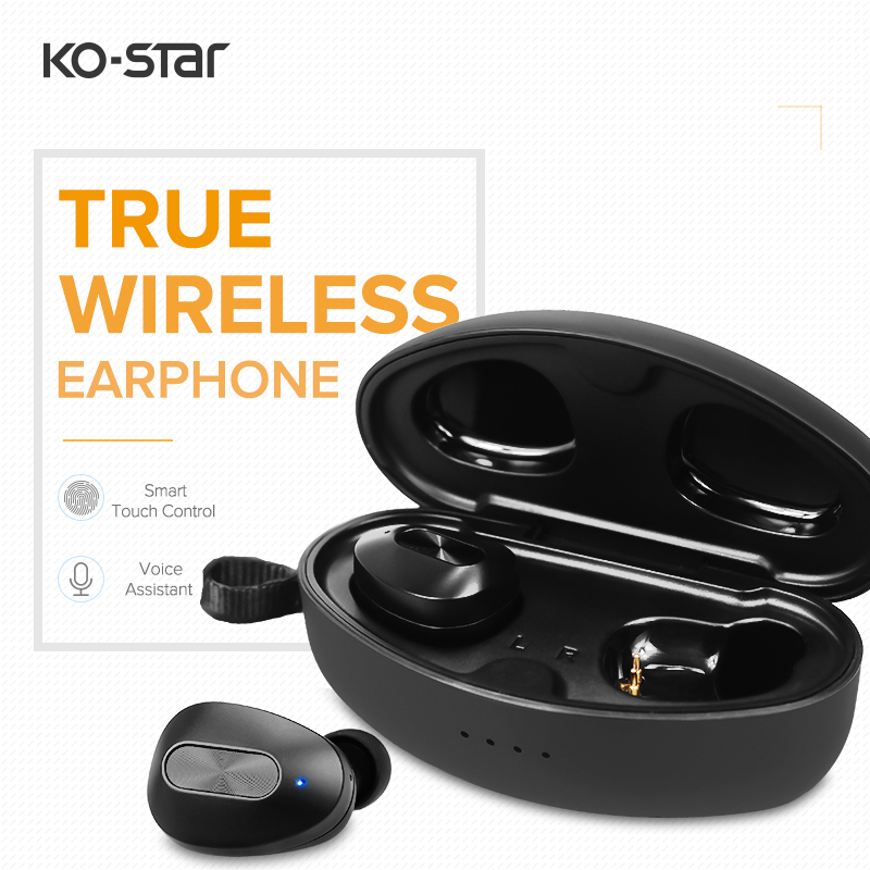 KO-STAR TWS High performance True Wireless Smart touch headphone Bluetooth headset earbuds K40