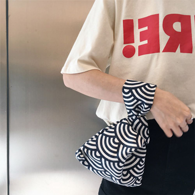 Creative Fashion Handbag Promotion Cotton Shopping Bag Wrist Bag