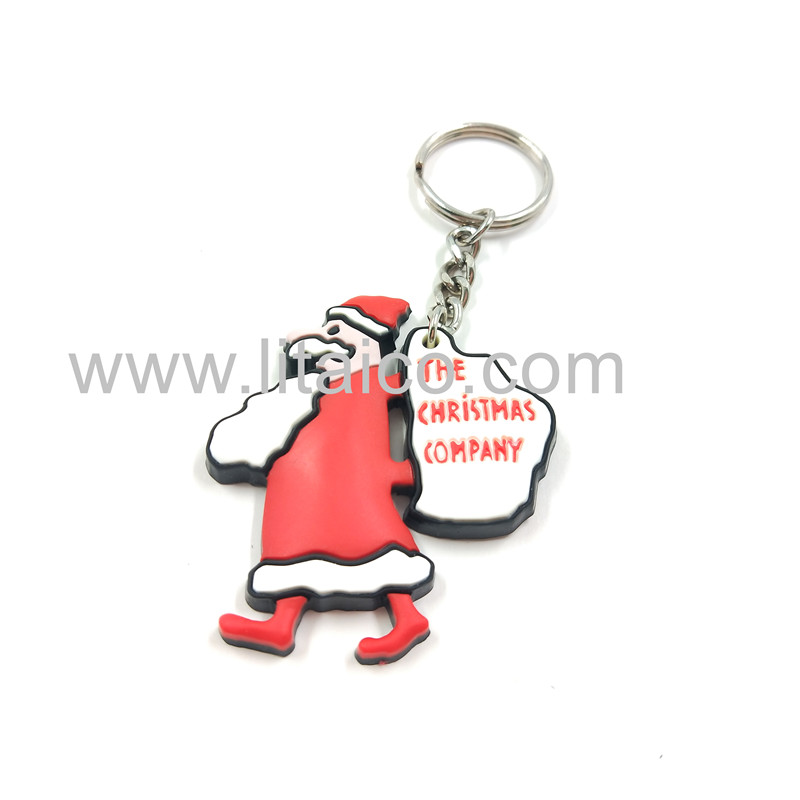 Father Christmas PVC Keychain