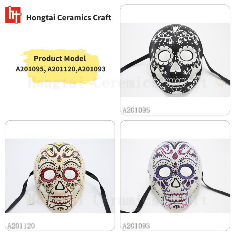 Day of the Dead Mask with Flower DOD Skull mask