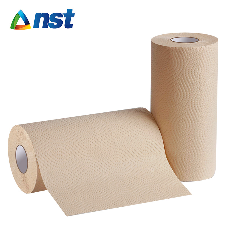 2 plys natural bamboo pulp OEM kitchen towel for Russia market