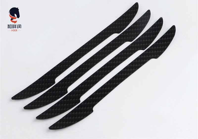 K5D Universal Carbon Fiber Car Door Handle Paint Scratch Protector Sticker