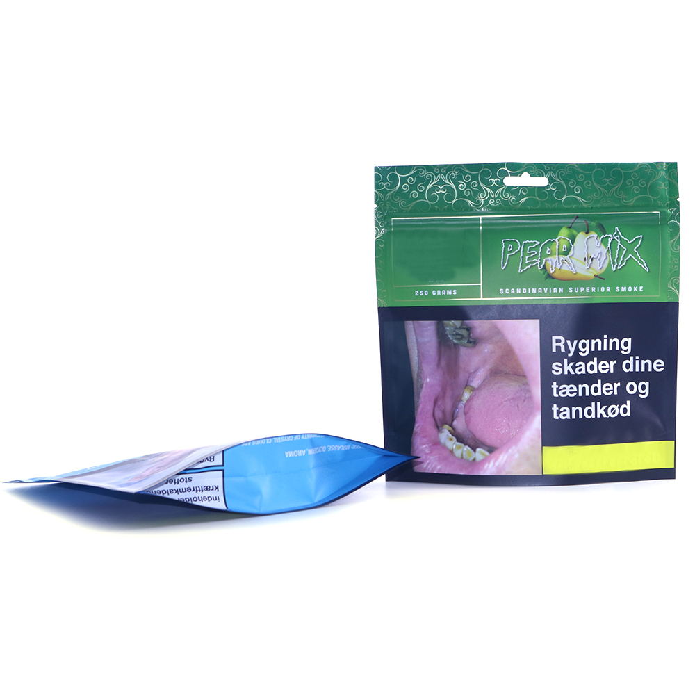 Matt Finished Stand Up Pouch with Hang Hole for Tobacco Packing