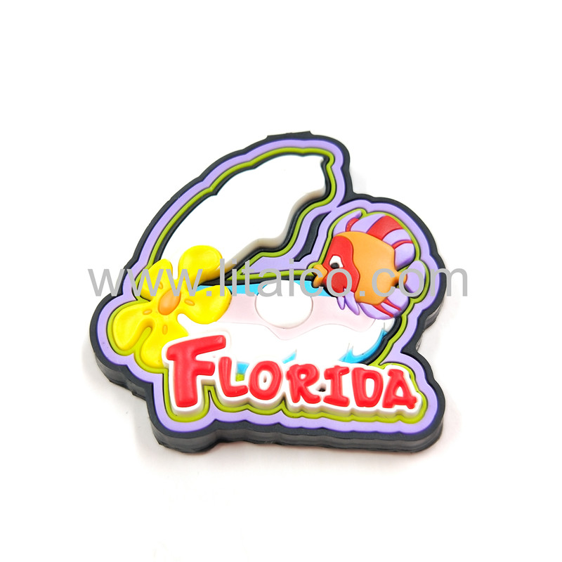 Shell PVC refrigerator magnet