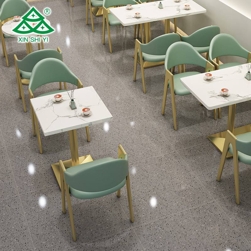 Marble Top Restaurant Furniture Modern Coffee Shop Liesure Furniture