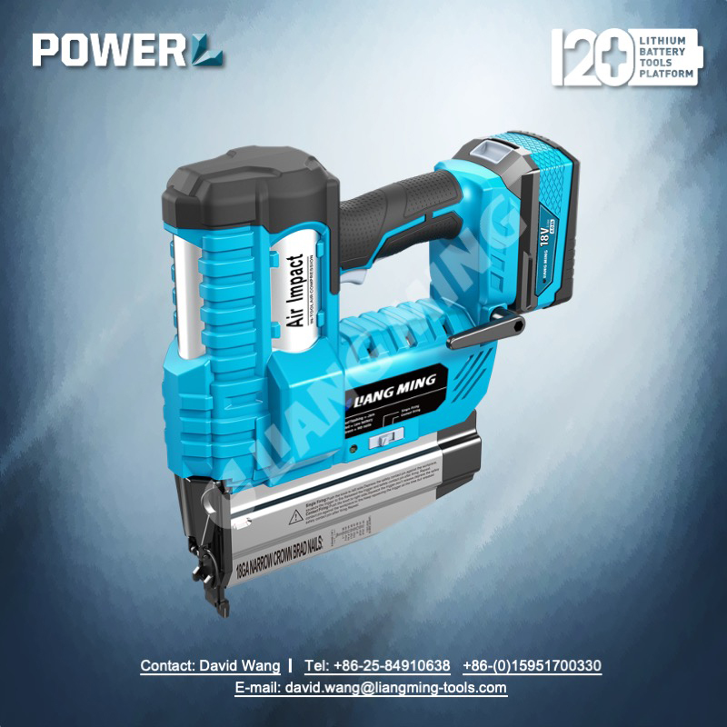 18V lithium battery brushless nail gun