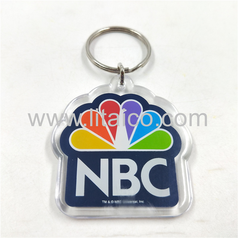 Customized shape acrylic keychain- Double side