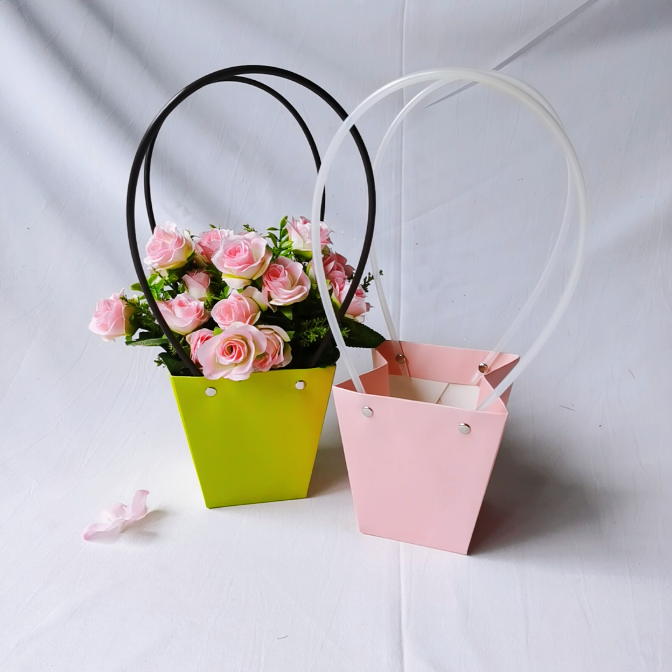 Colorful flower carry bag