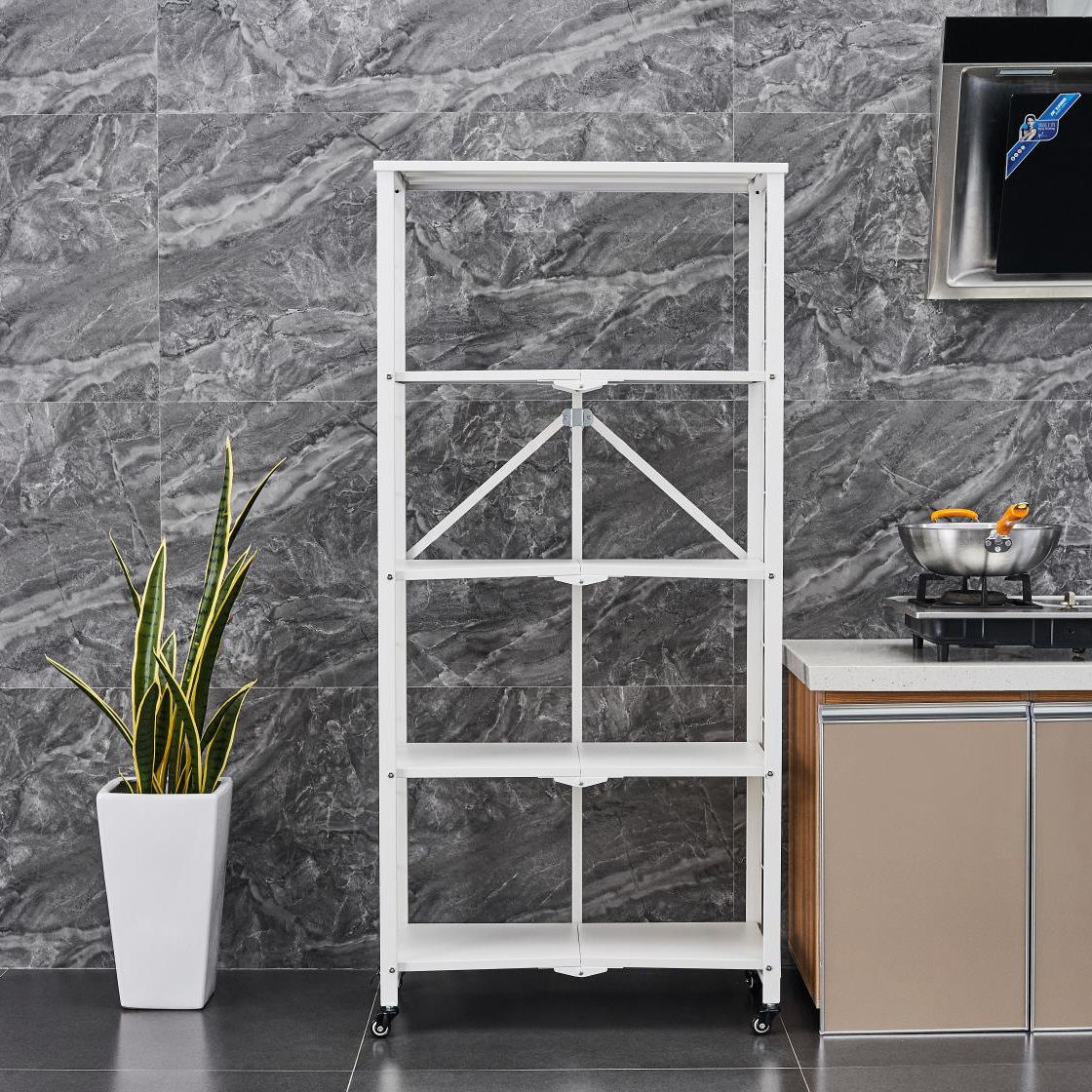 foldable light duty metal storage shelves steel goods rack