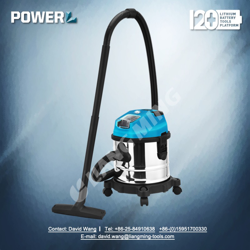 18V lithium battery brushless wet dry vacuum cleaner