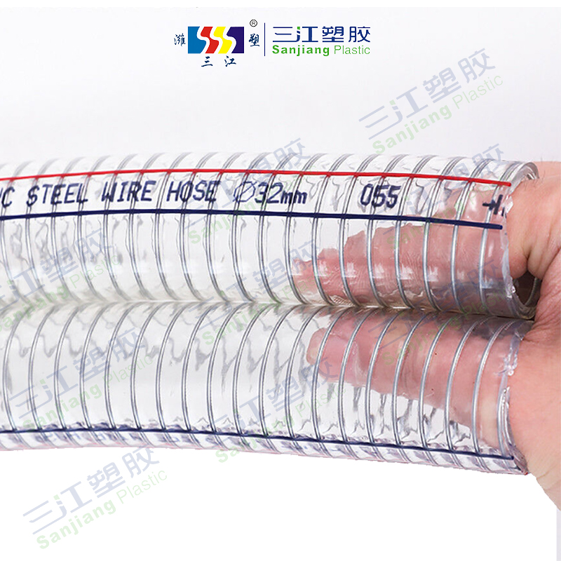 PVC STEEL WIRE HOSE PVC WIRE HOSE SPRING HOSE WIRE REINFORCED HOSEIndustrial Steel Wire PVC Tubing