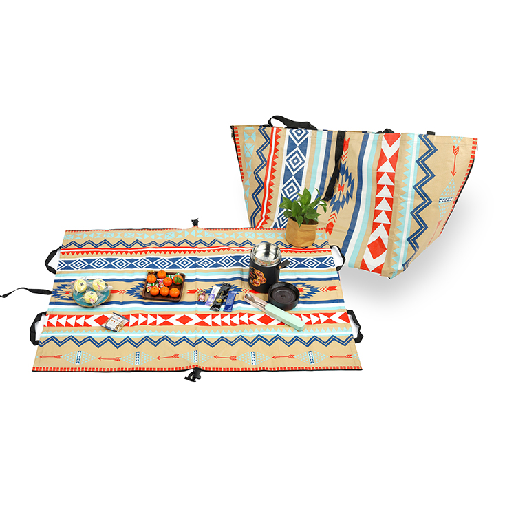Custom Size Pattern Outdoor Camping Picnic Mat Foldable Beach Mat