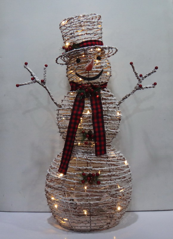 Rattan Snowman