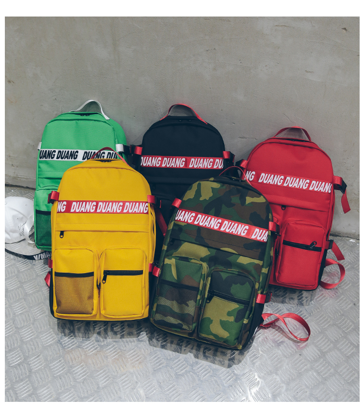 Fashion Trendi Popular Large Capacity Waterproof Men Women Travel Leisure Backpack School Bag