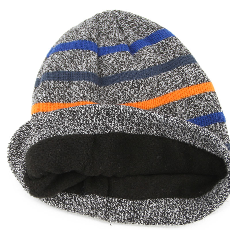 Fashion striped winter warm hat