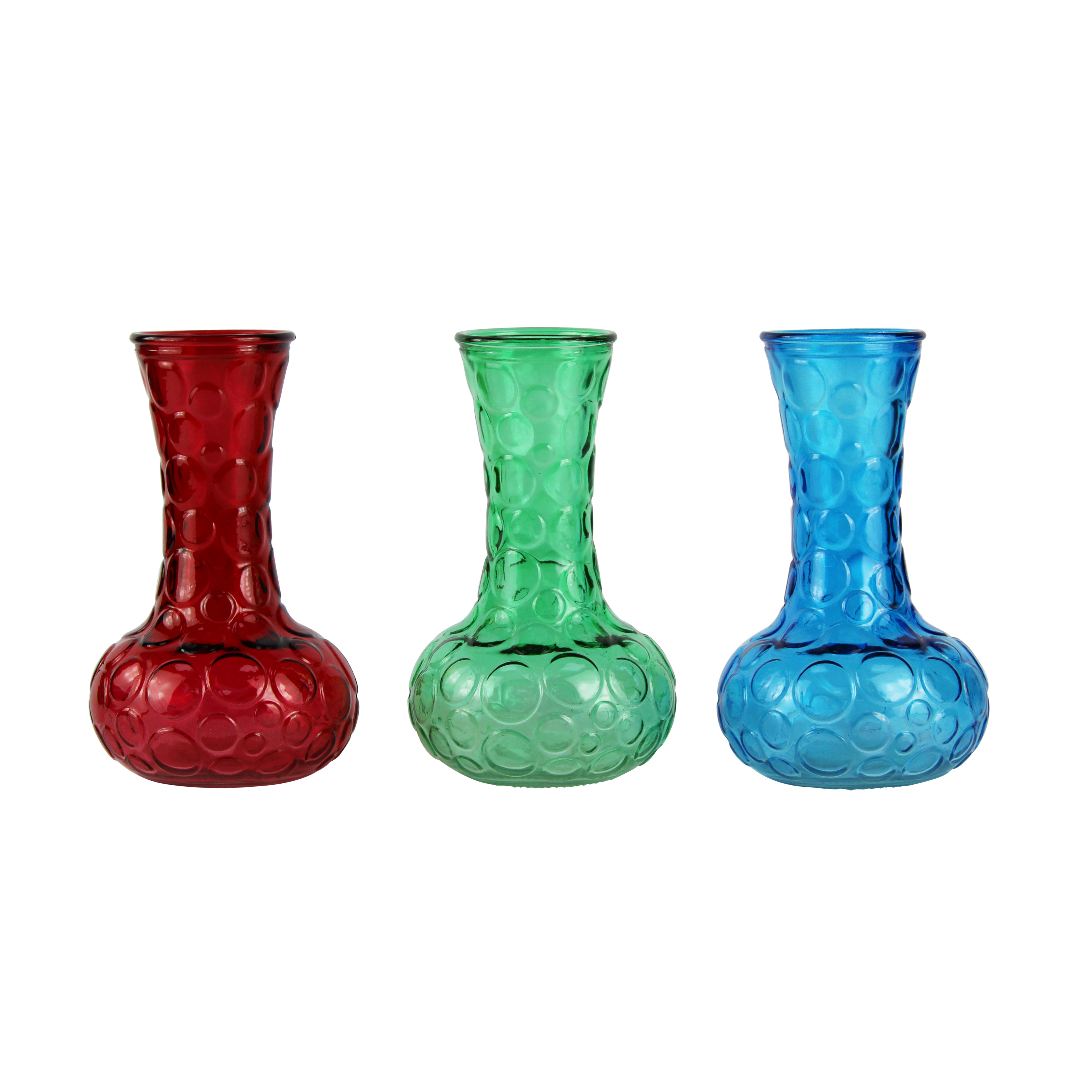 Sprayed glass vase