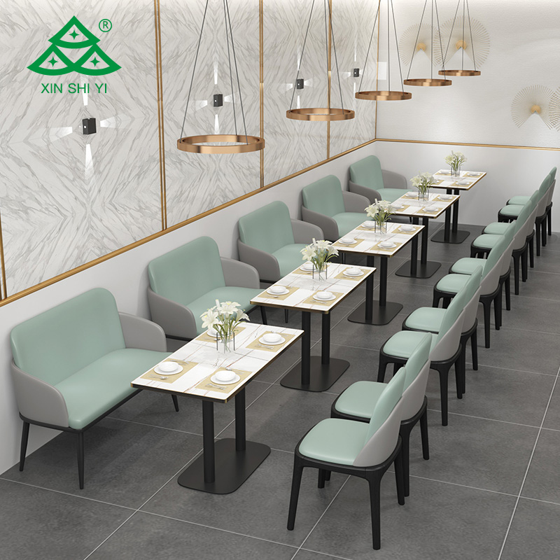 Wholesale Restaurant Furniture Modern Fast Food Shop Furniture Set