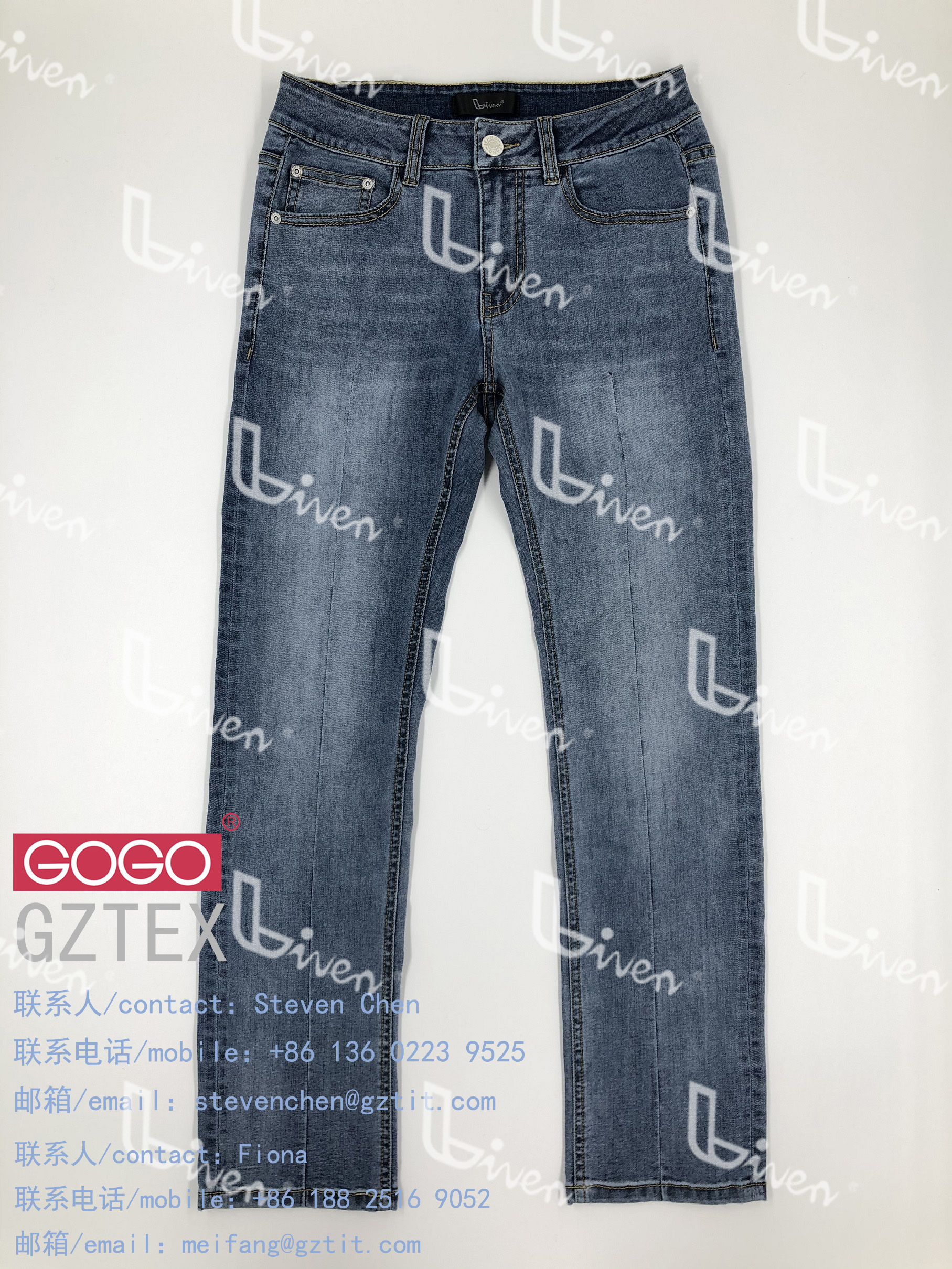 Ladies denim pants