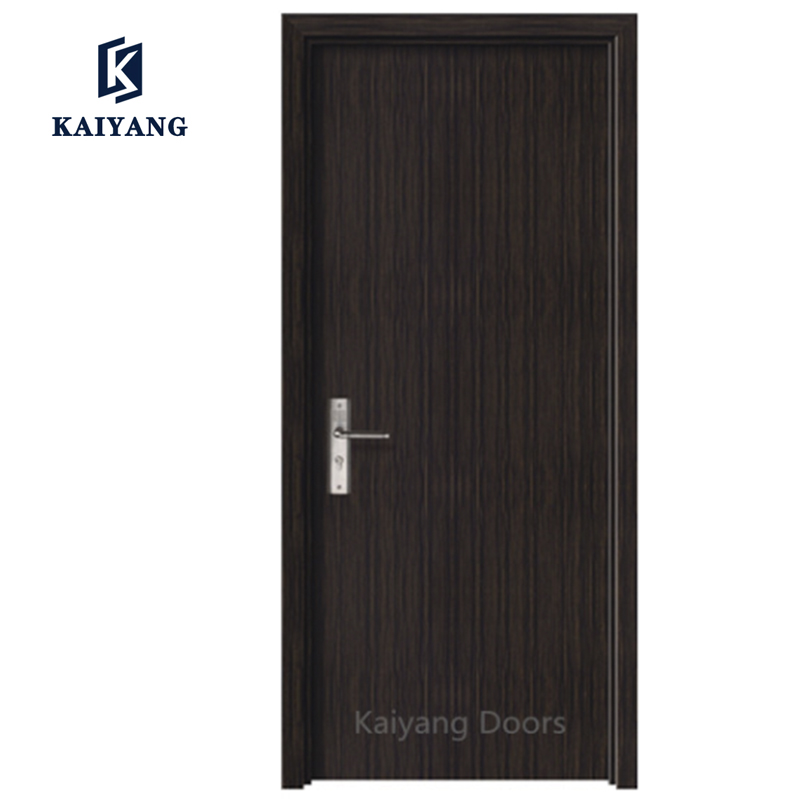 Cheap price Interior Wooden Door flat hotel door Bedroom pvc mdf door design