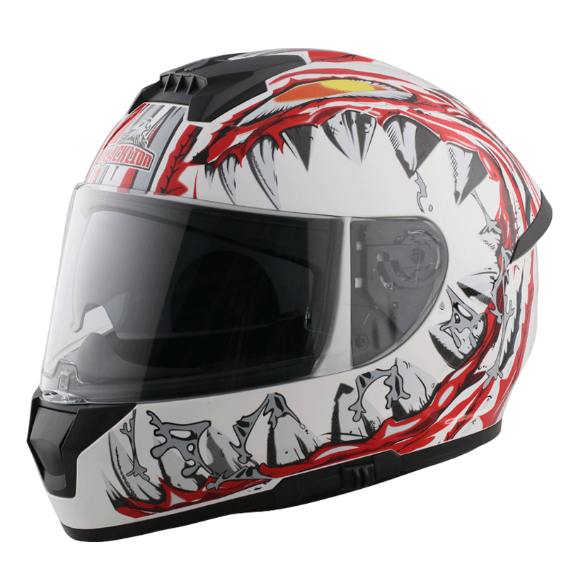 Double Visors full face helmet M63 / Blacklion Helmet
