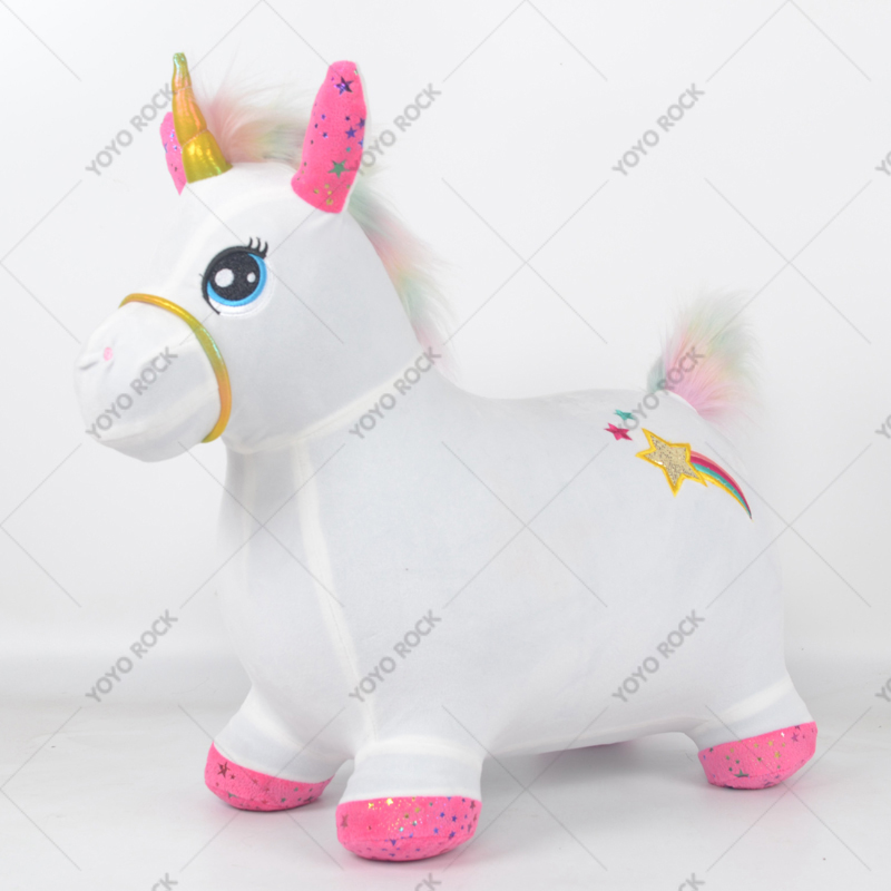 hopping horse unicorn