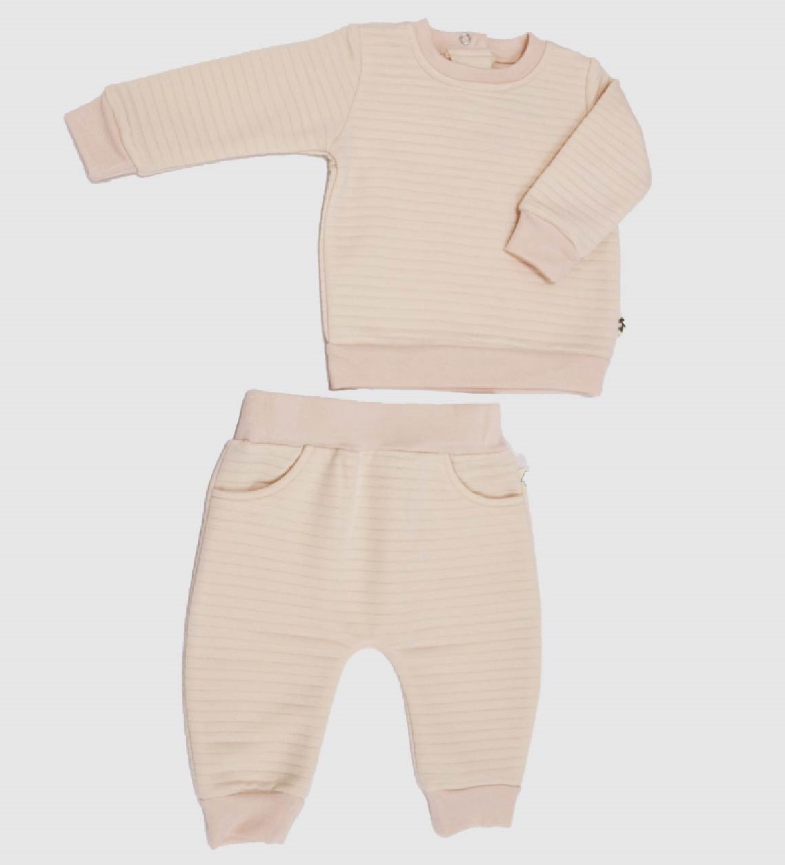 Quilted Shirt And Pant Set