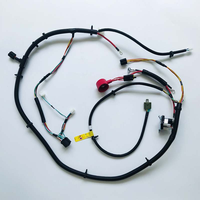 Starter motor wiring harness
