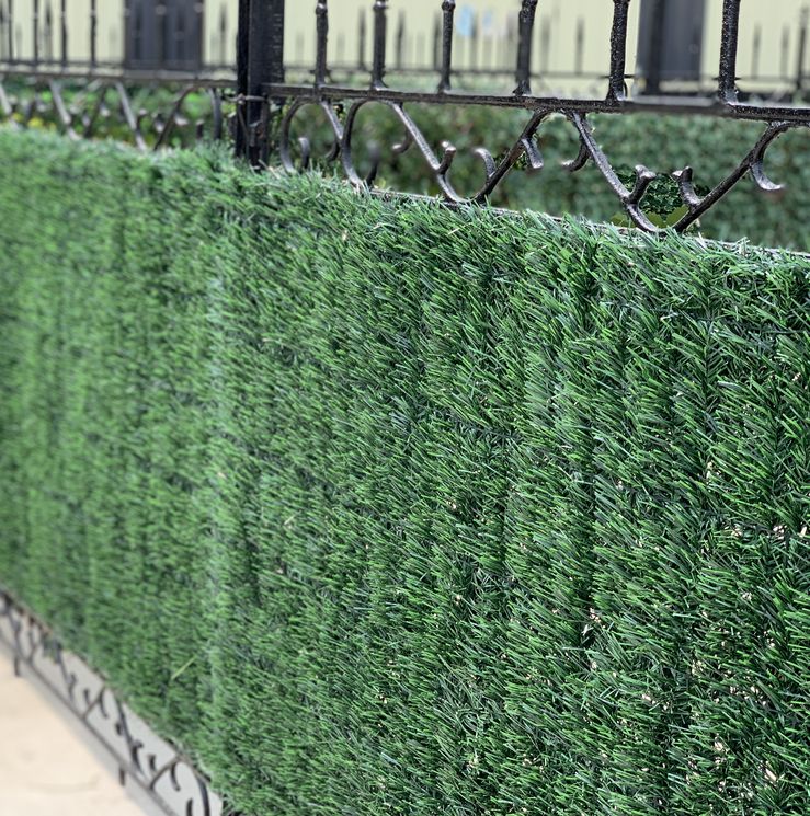 Artificial Grass Hedge Fence