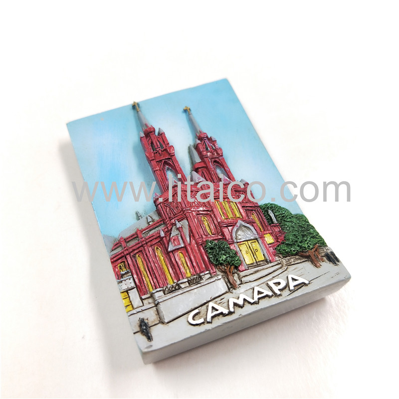 CAMAPA building resin refrigerator magnet