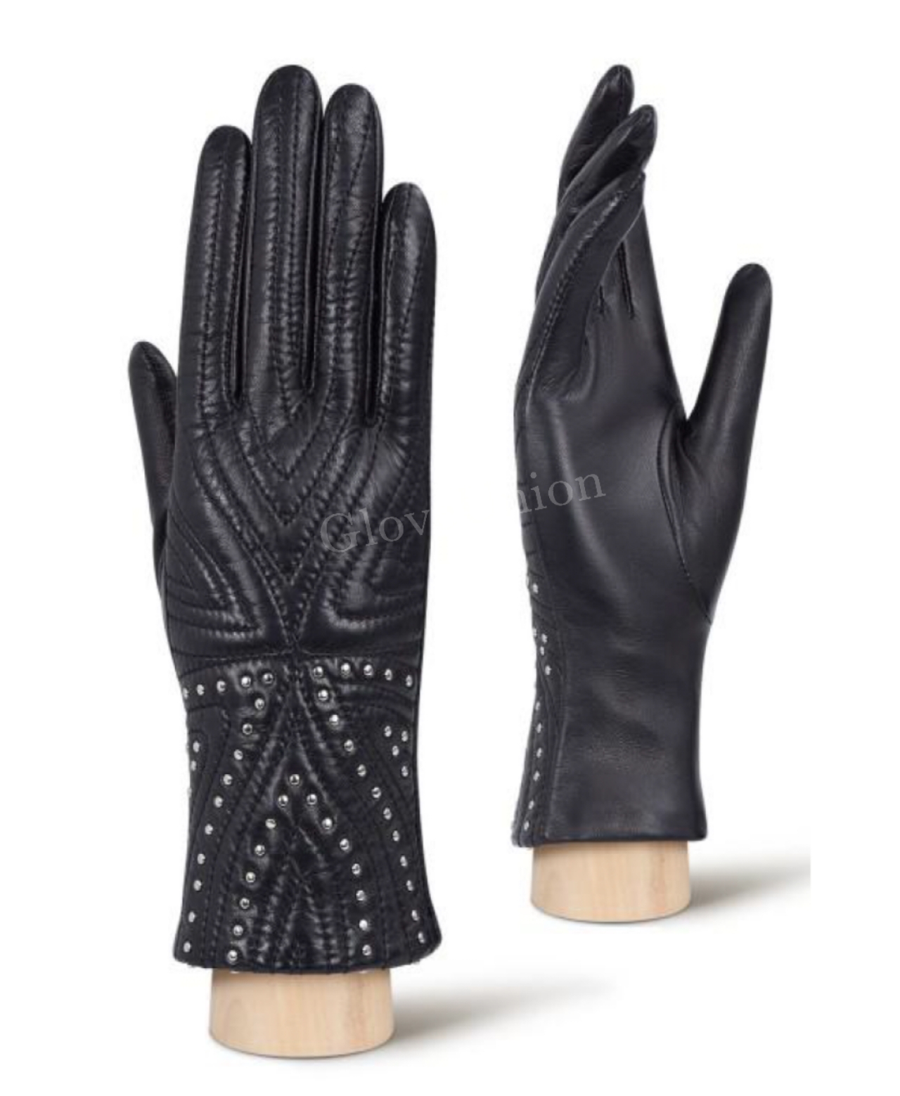 Ladies' Sheepskin Leather Glove with Studs