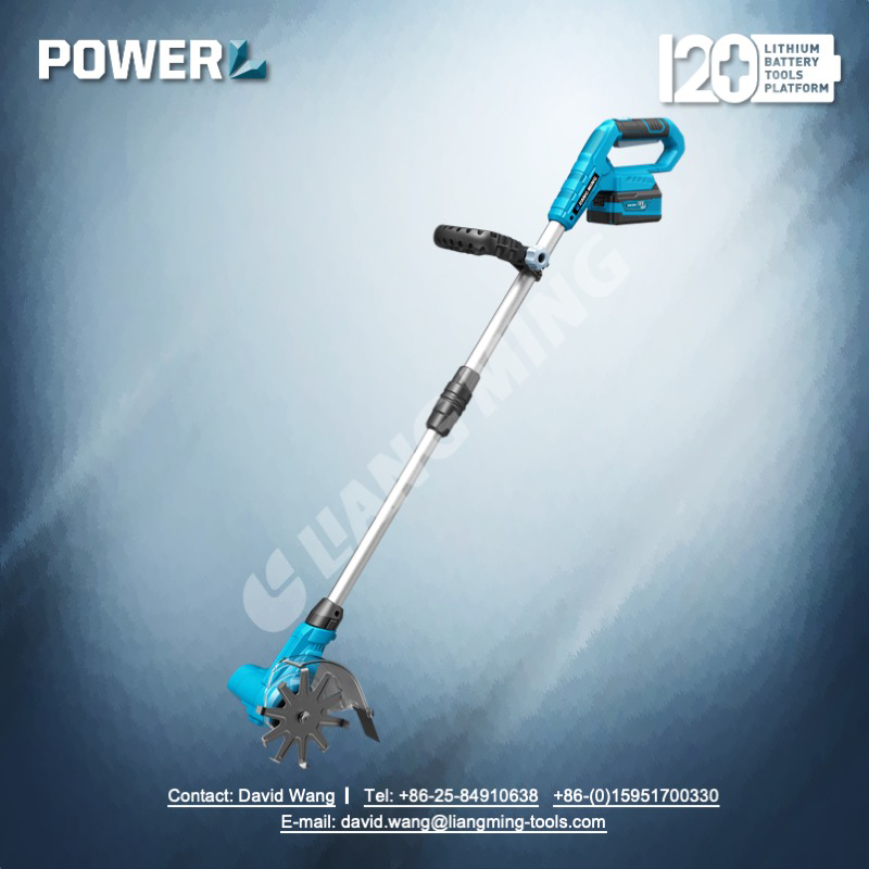 18V lithium battery cordless mini tiller