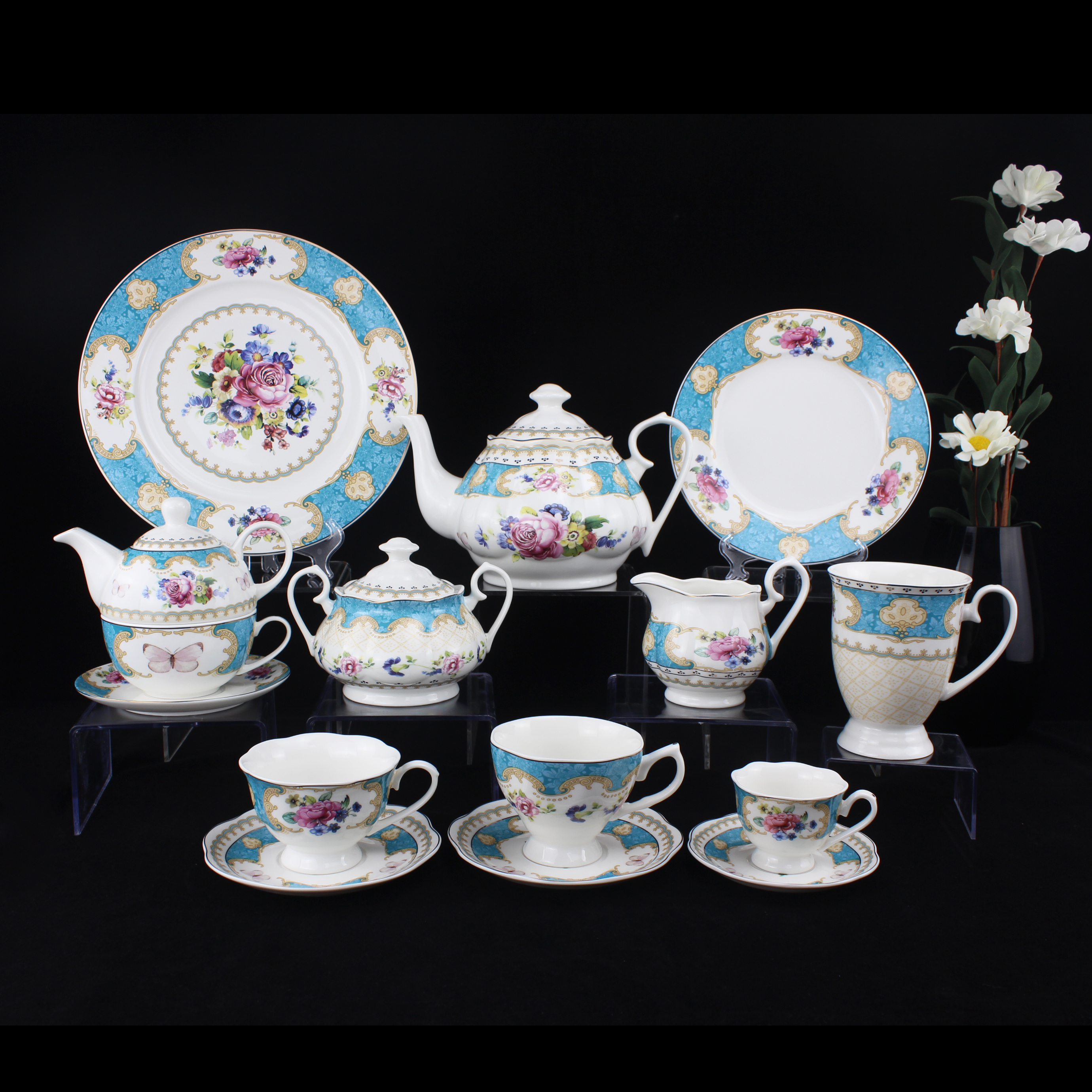 New Bone China Tea Set