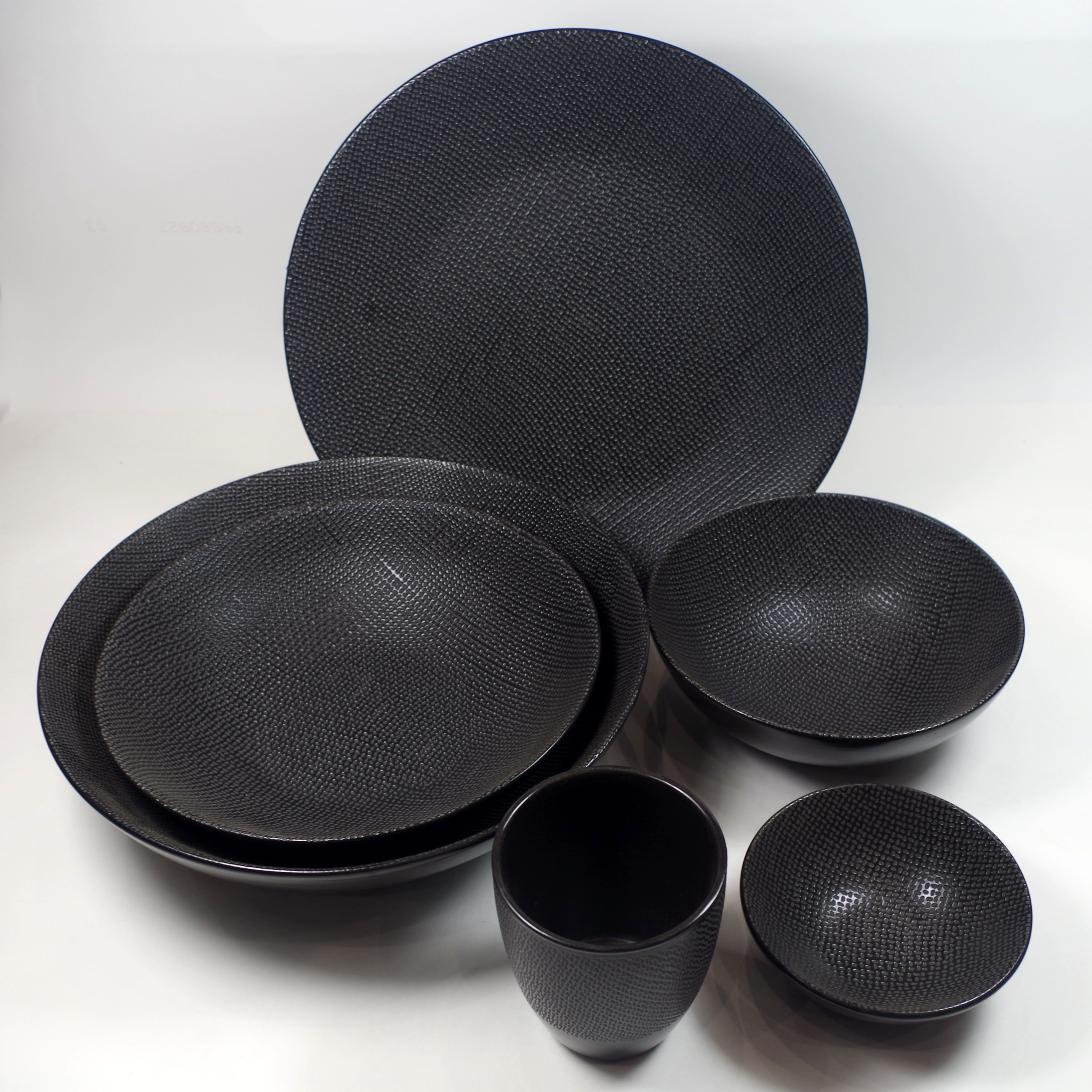 Pad Printing Stoneware Dinnerset
