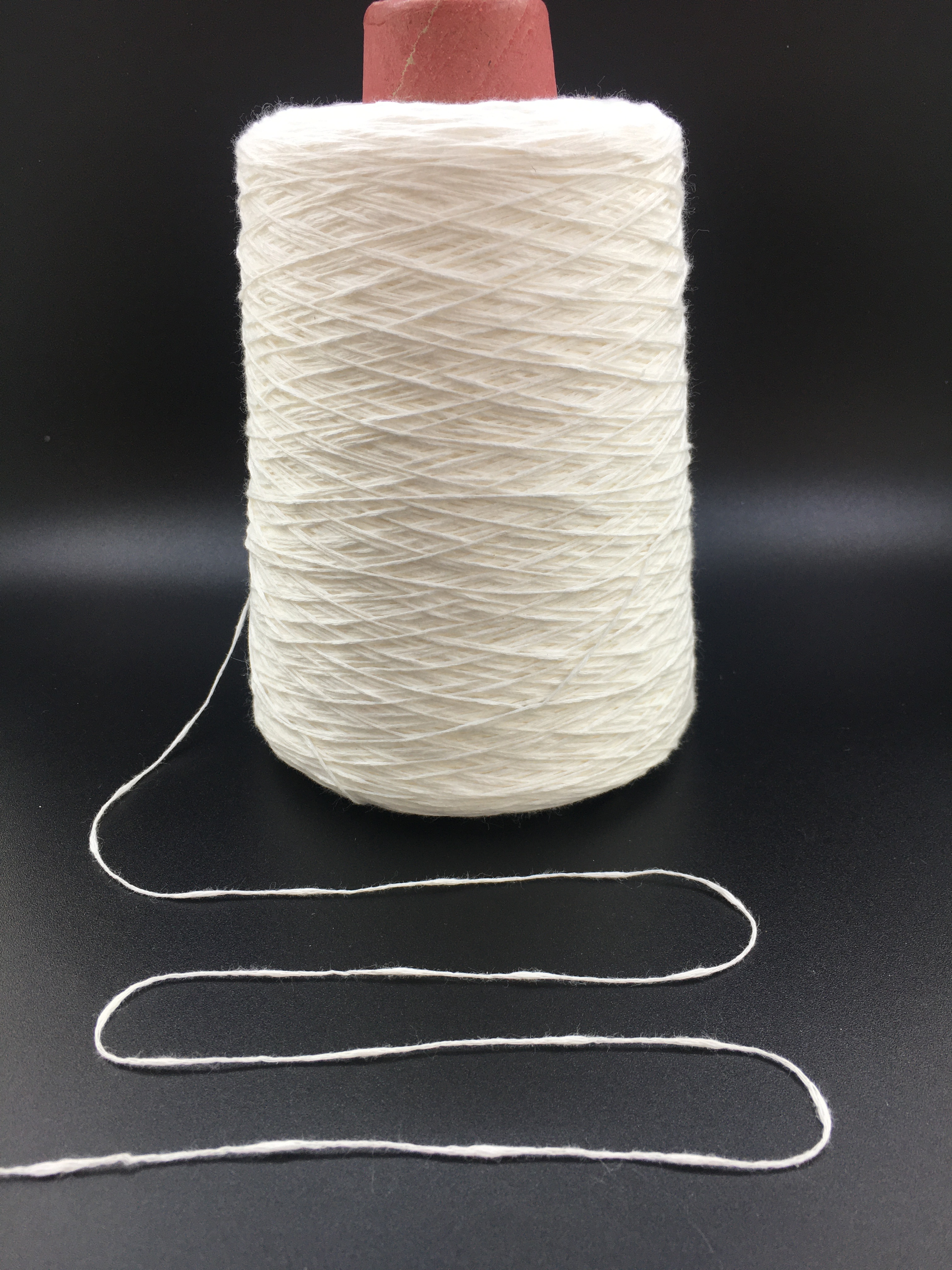 100%Cotton slub yarn 6NM/1