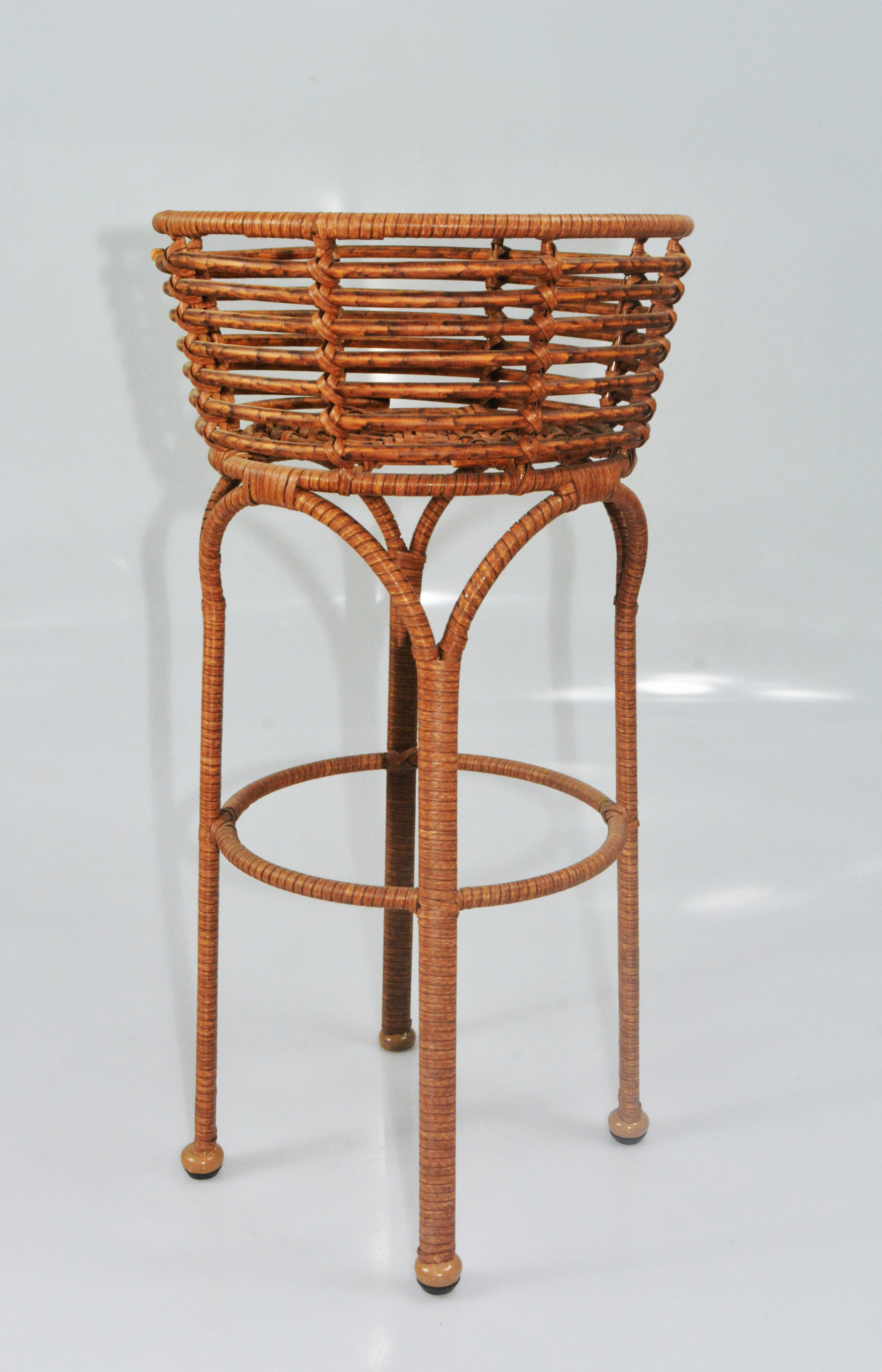 PP rattan home and garden flower pot woven stand