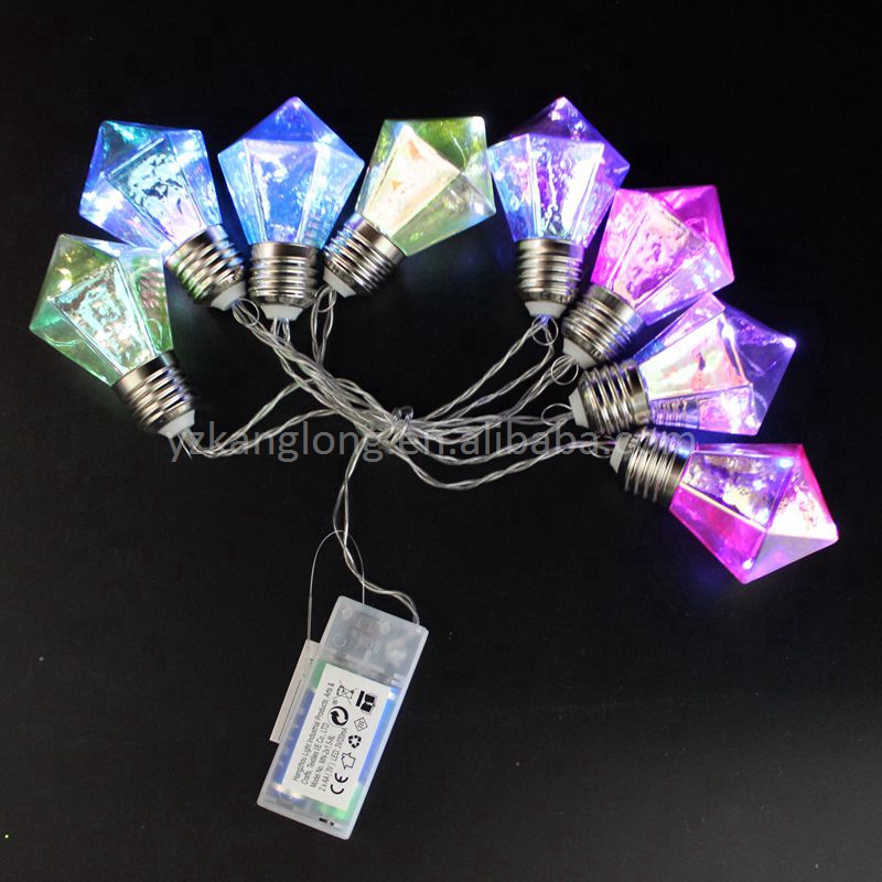 Diamond ball electroplating lamp string
