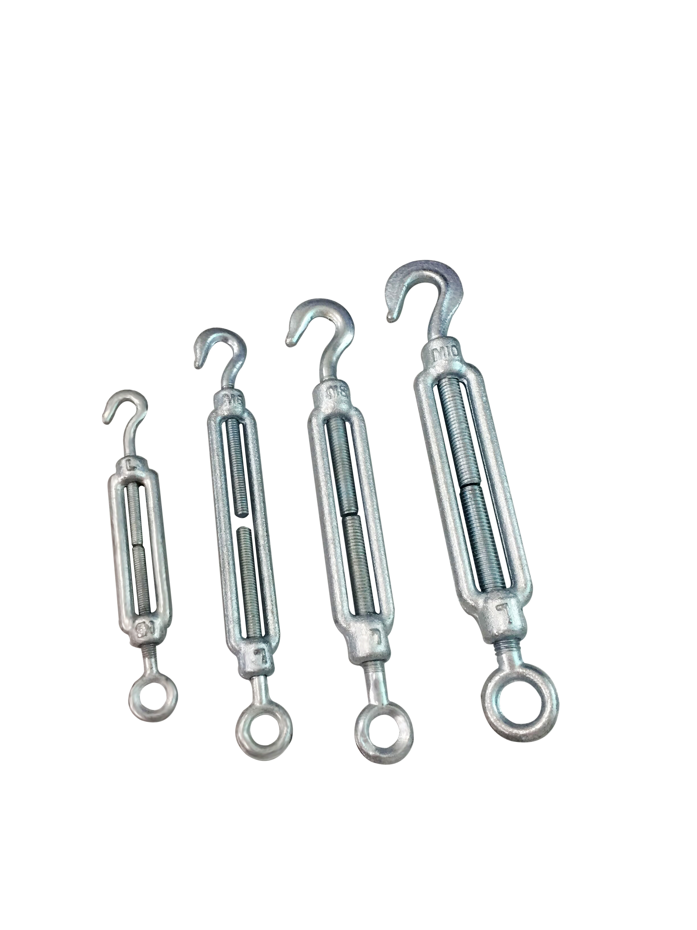 DIN1480 heavy duty galvanized turnbuckle with hook to eye