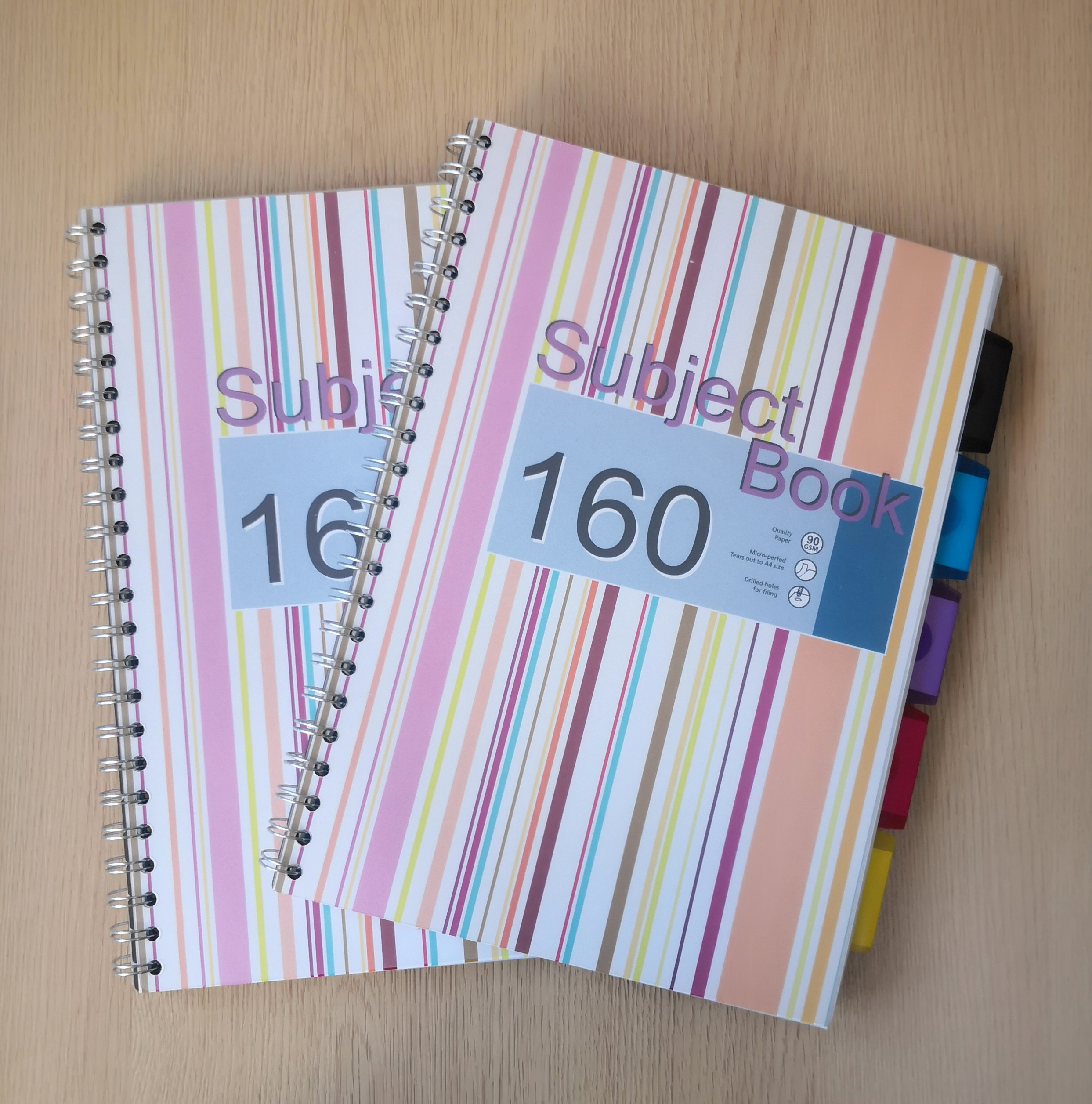 PP cover Notebook with PP Pocket Dividers