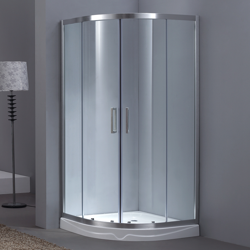 Aluminum frame shower enclosure