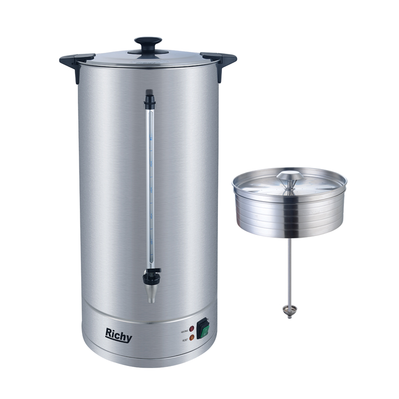 Wholesale lectrothermique baril 25L urn of double wall stainless steel coffee percolator for restaurant and factory