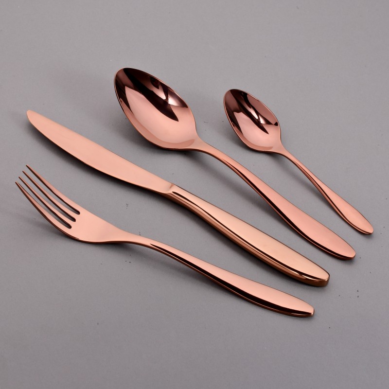 0000 PVD stainless steel cutlery 8058 PVD copper