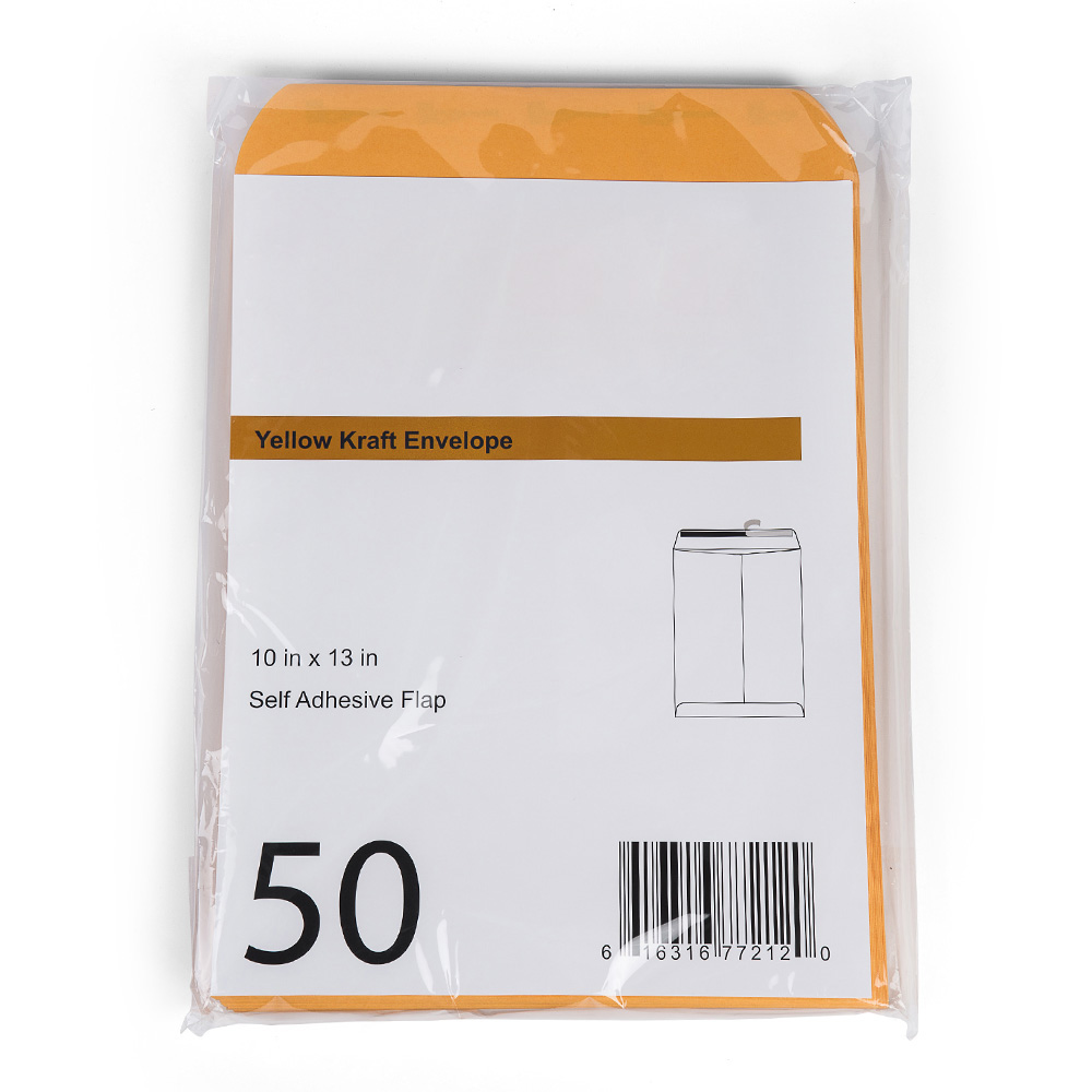 Gold kraft evelope large size