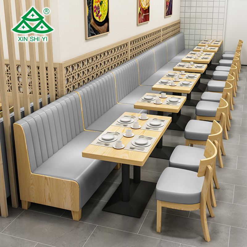 Wooden Restaurant Furniture Modern Coffee Shop Liesure Furniture